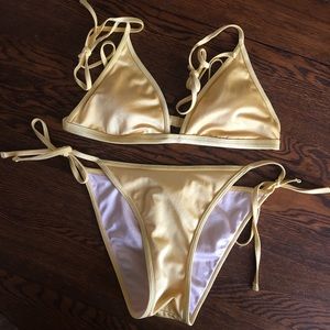 Pacsun | La Hearts | yellow bikini